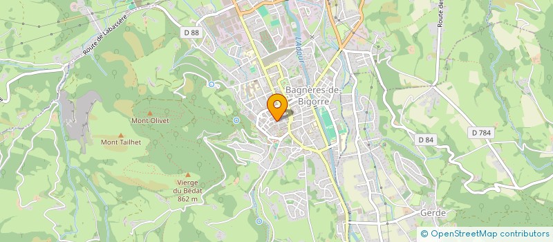 localisation de l'entreprise SARL ATOUT ONGLES à BAGNERES-DE-BIGORRE