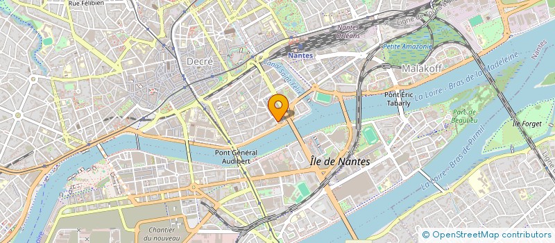 localisation de l'entreprise SARL ATOUTCLUB à NANTES