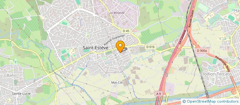 localisation de l'entreprise SARL ATOUTRAVAUX 66. à SAINT-ESTEVE