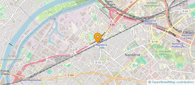 localisation de l'entreprise SARL ATOUTS DISTRIBUTION  NANTERRE