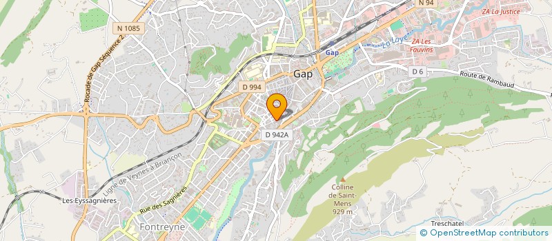 localisation de l'entreprise SARL ATOUTSPORT à GAP