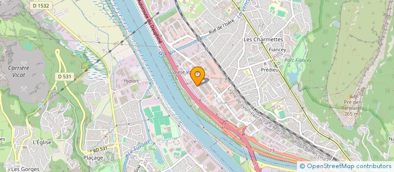 localisation de l'entreprise SARL ATREA  SAINT-EGREVE