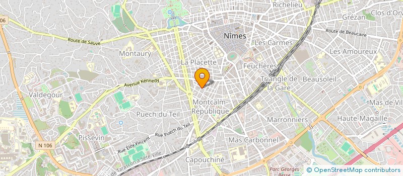 localisation de l'entreprise SARL ATRIE-DECO  NIMES