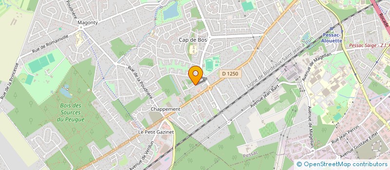 localisation de l'entreprise SARL ATT à PESSAC