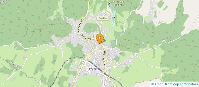 localisation de l'entreprise SARL ATTITUD'  BRUYERES