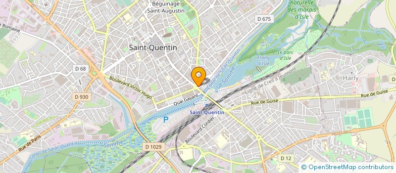 localisation de l'entreprise SARL AU 8-10 à SAINT-QUENTIN
