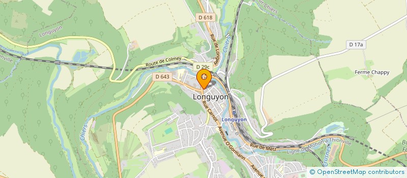 localisation de l'entreprise SARL AU BEC FIN à LONGUYON