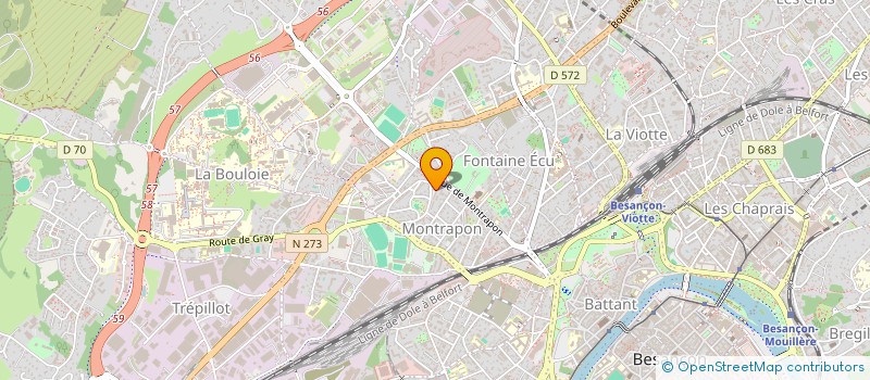 localisation de l'entreprise SARL AU BLE COMTOIS  BESANCON