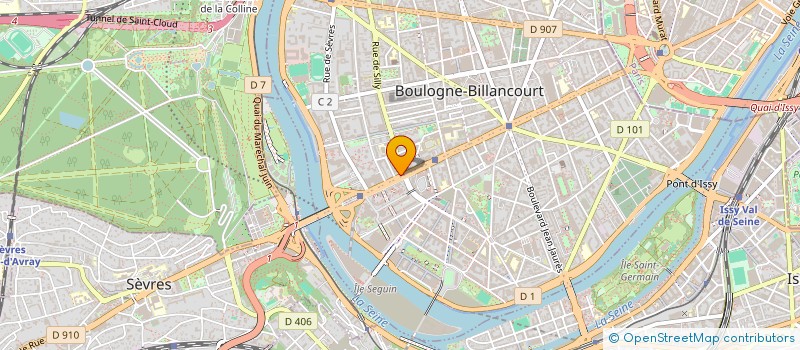 localisation de l'entreprise SARL AU BON ACCUEIL à BOULOGNE-BILLANCOURT