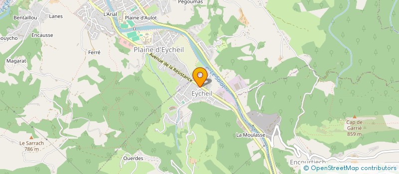localisation de l'entreprise SARL AU BON GOUT  EYCHEIL