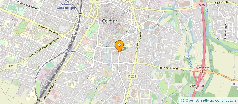 localisation de l'entreprise SARL AU BON PAIN  COLMAR