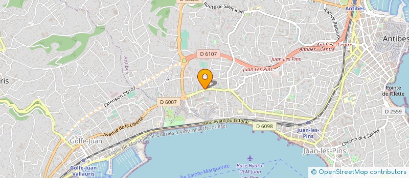 localisation de l'entreprise SARL AU BON PAIN à ANTIBES