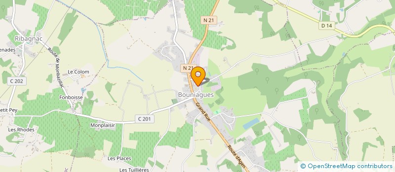 localisation de l'entreprise SARL AU BON PAIN  ISSIGEAC