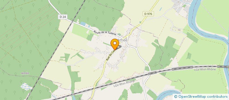 localisation de l'entreprise SARL AU BORD DE SAONE  VILLERS-LES-POTS