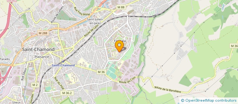 localisation de l'entreprise SARL AU CHANT DU PAIN à SAINT-CHAMOND