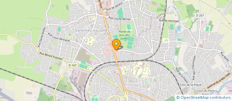 localisation de l'entreprise SARL AU CHAPON FIN à VARENNES-VAUZELLES
