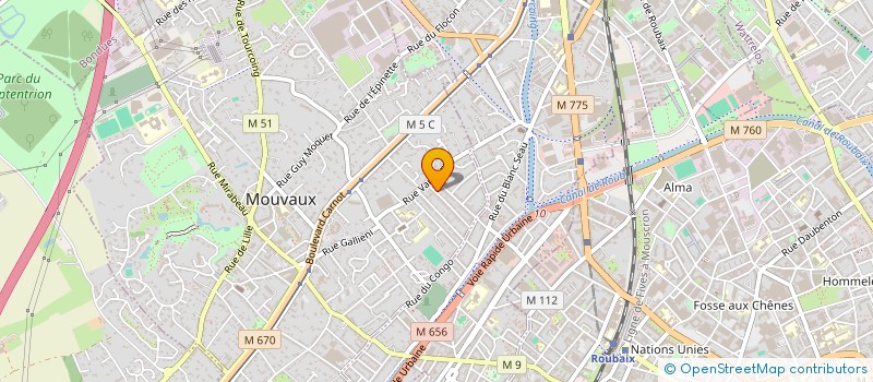 localisation de l'entreprise SARL AU CHARDON BLEU à MOUVAUX