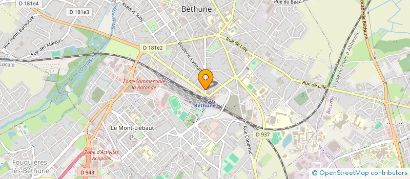 localisation de l'entreprise SARL AU CHIKEN 62  BETHUNE