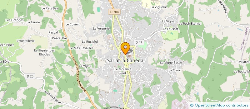 localisation de l'entreprise SARL AU CHLO MAX à SARLAT-LA-CANEDA