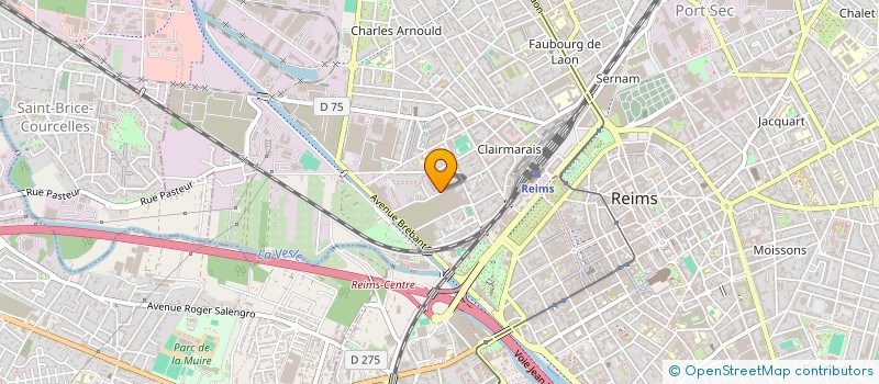 localisation de l'entreprise SARL AU CLAIR MARAIS  REIMS