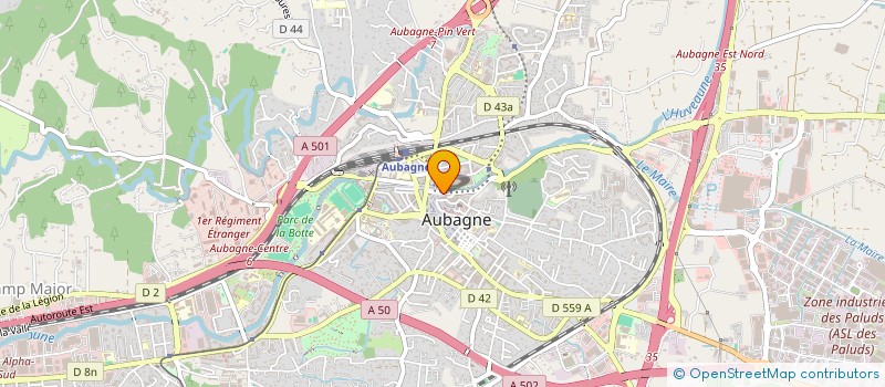 localisation de l'entreprise SARL AU COIN DES VIANDES à AUBAGNE