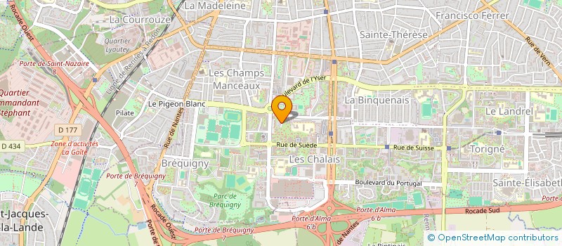 localisation de l'entreprise SARL AU COMPTOIR à RENNES
