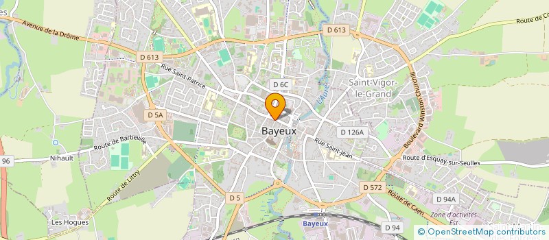 localisation de l'entreprise SARL AU COMPTOIR DES SAVEURS  BAYEUX