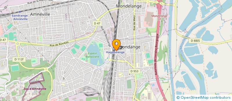 localisation de l'entreprise SARL AU COMPTOIR LORRAIN  HAGONDANGE