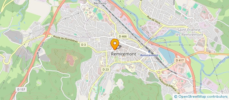 localisation de l'entreprise SARL AU CONSTANTINOPLE  REMIREMONT