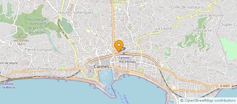localisation de l'entreprise SARL AU DELICE FAMILIAL à CANNES