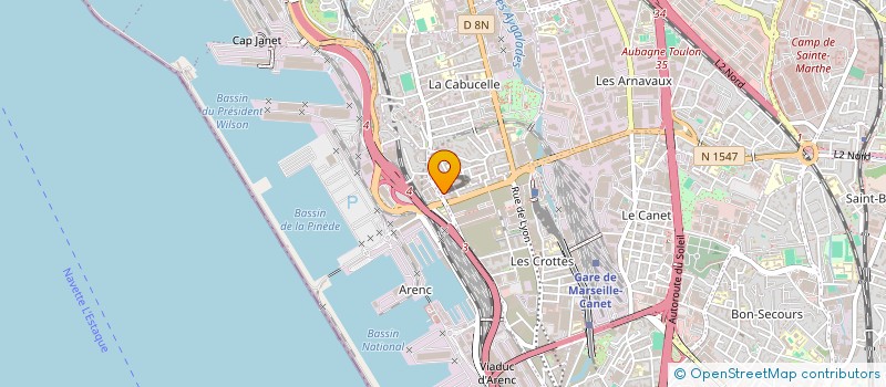 localisation de l'entreprise SARL AU FIL DE LA CREATION à MARSEILLE