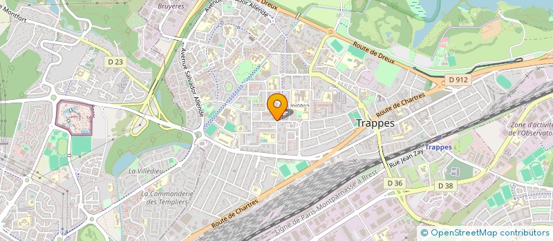 localisation de l'entreprise SARL AU FIL DES JOURS  TRAPPES