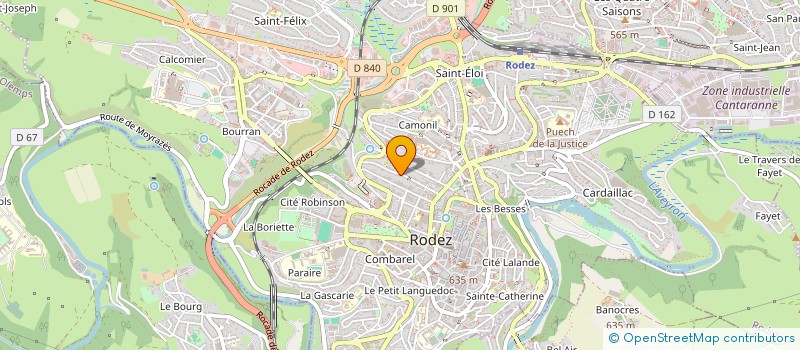 localisation de l'entreprise SARL AU FIL DU BOIS à RODEZ