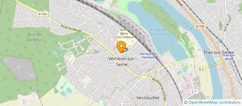 localisation de l'entreprise SARL  AU FIN GOURMET à VERNEUIL-SUR-SEINE