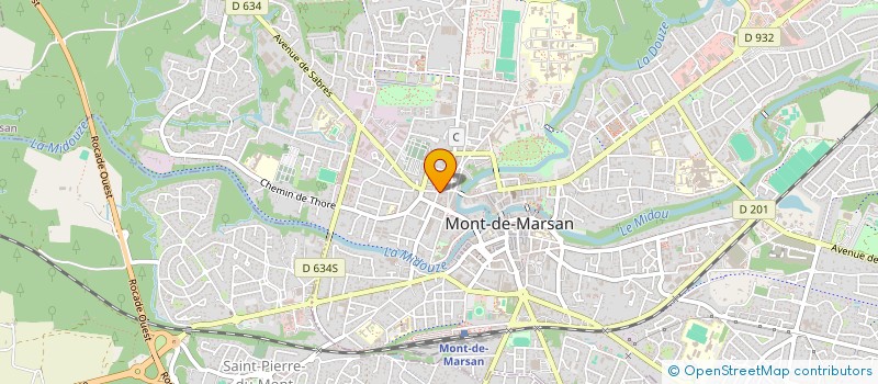 localisation de l'entreprise SARL AU FIN PALAIS  MONT-DE-MARSAN