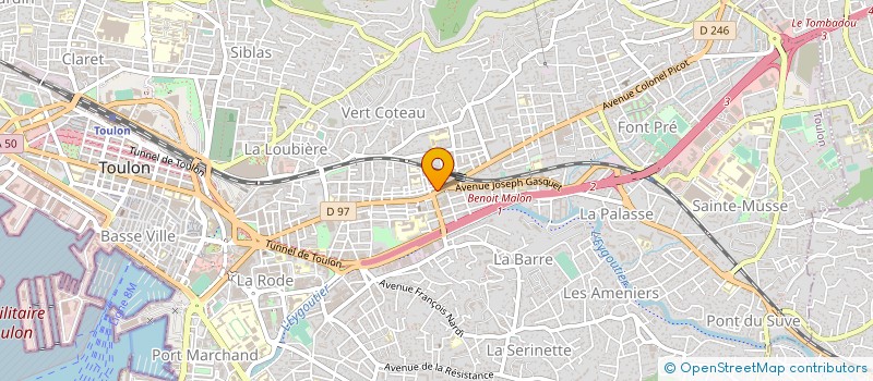 localisation de l'entreprise SARL AU FOURNIL à TOULON