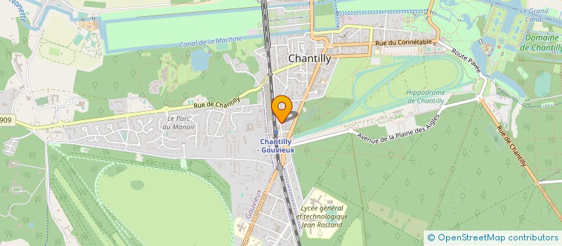 localisation de l'entreprise SARL AU FOURNIL D ALEX ET JESS  CHANTILLY