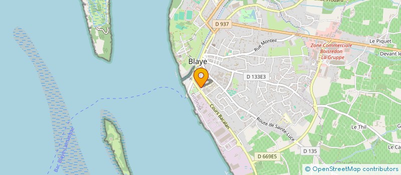 localisation de l'entreprise SARL AU GRADECAP  BLAYE