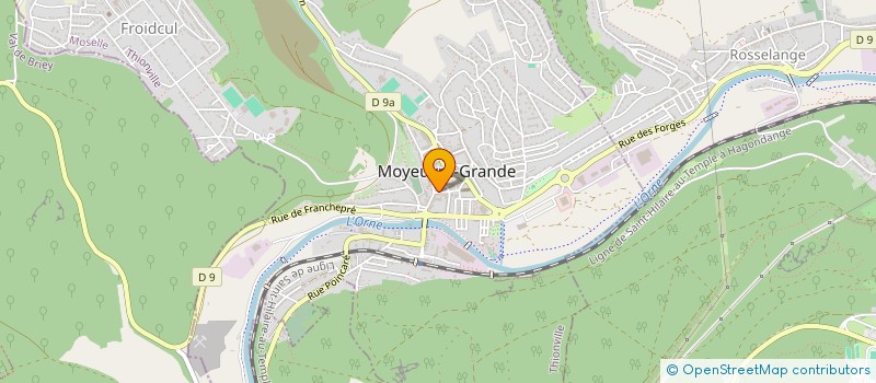 localisation de l'entreprise SARL AU GRAMONT à MOYEUVRE-GRANDE