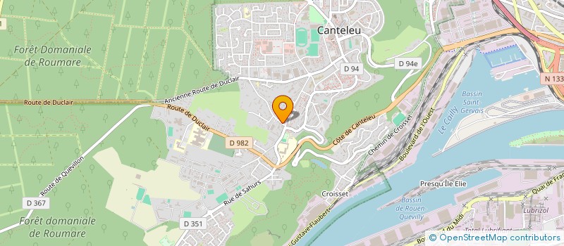 localisation de l'entreprise SARL AU GRENIER DES SAVEURS  CANTELEU