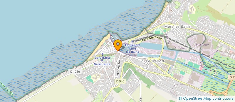 localisation de l'entreprise SARL AU GRENIER NORMAND à LE TREPORT