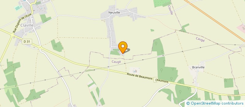 localisation de l'entreprise SARL AU HENRI IV  CAUGE