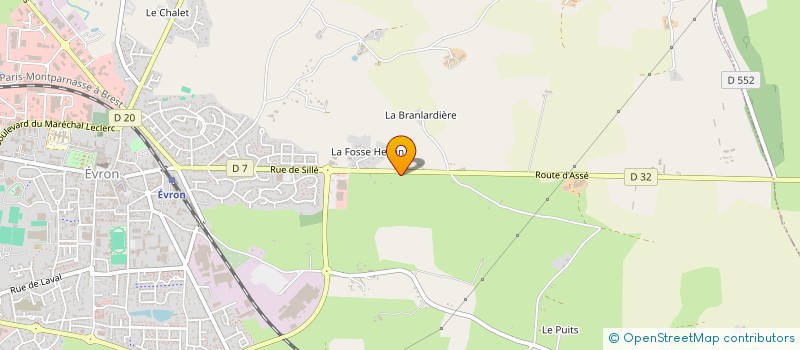 localisation de l'entreprise SARL AU JARDIN DU BONHEUR à EVRON