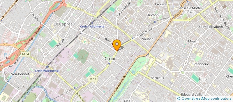 localisation de l'entreprise SARL AU LAF  CROIX