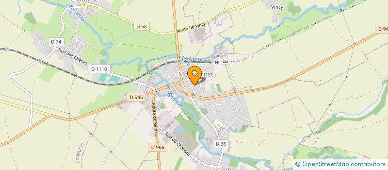 localisation de l'entreprise SARL AU LION D OR  MONTCORNET