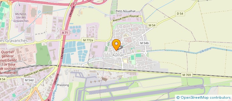 localisation de l'entreprise SARL AU PAIN DORE  AULNAT