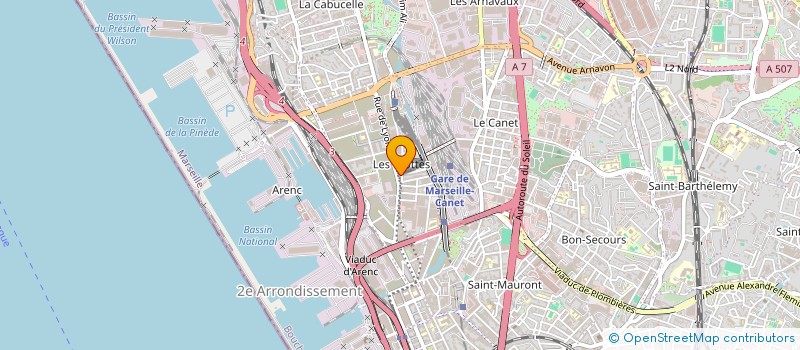 localisation de l'entreprise SARL AU PAIN DORE à MARSEILLE