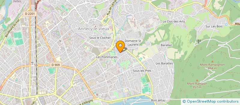 localisation de l'entreprise SARL AU PALAIS D OR à ANNECY