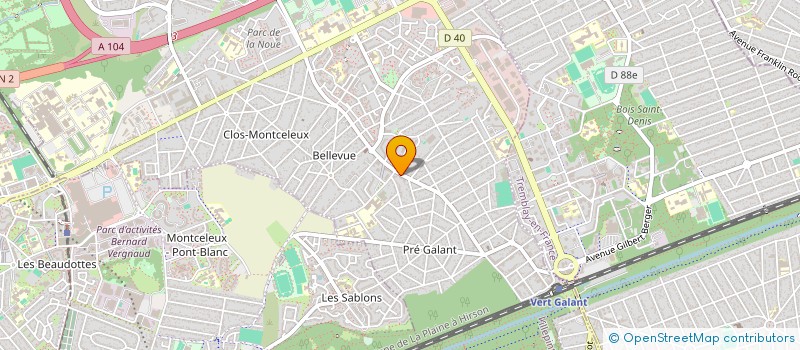 localisation de l'entreprise SARL AU PALAIS DE MORJANE à VILLEPINTE