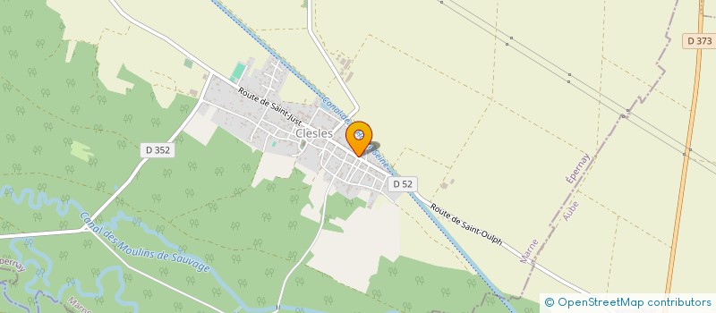 localisation de l'entreprise SARL AU PARADIS DU PORC à CLESLES